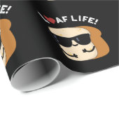 Loaf Life Funny Positives Brot Pun Dark BG Geschenkpapier (Rolleneckpunkt)