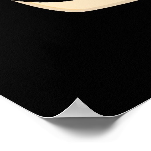 Loaf Life Funny Positives Brot Pun Dark BG Poster (Ecke)