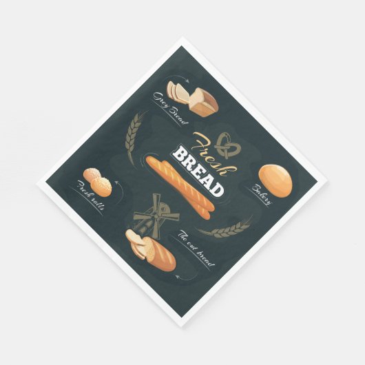 Loaf Rolls Baguette Serviette (Ecke)