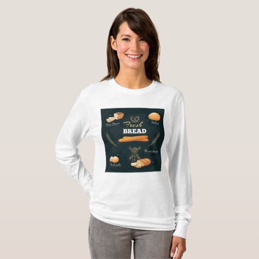 Loaf Rolls Baguette T-Shirt (Vorne ganz)