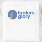Loafers Glory Logo Rechteckiger Aufkleber (Tasche)