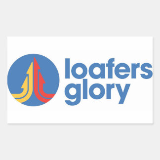 Loafers Glory Logo Rechteckiger Aufkleber