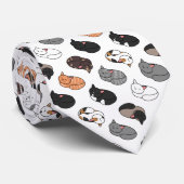 Loafing Kätzchen Necktie Krawatte (Gerollt)