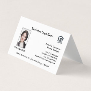 Loan Officer Business Card Visitenkarten