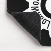 LoanWorks Gear+ Maus Pad - Schwarz Mousepad (Ecke)