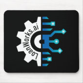 LoanWorks Gear+ Maus Pad - Schwarz Mousepad (Vorne)