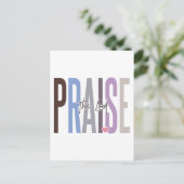 Lob den Herrn, glauben an Gott, vertrauen Jesus, b Postkarte (Stehend Vorderseite)