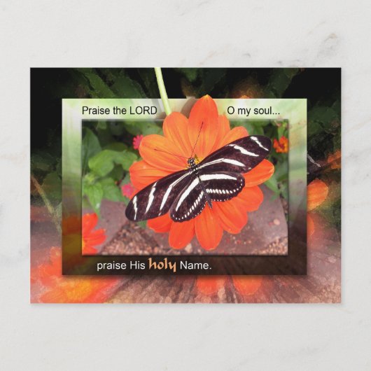 Lob den Herrn! Postkarte (Vorderseite)