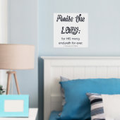 Lob der Lord Bible Verse Schwarz & Weiß 12 X 12 Foliendrucke (In Situ (Schlafzimmer))