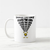 Lob des Herrn Emoji Kaffeetasse (Links)