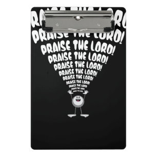 Lob des Herrn Emoji Mini Klemmbrett