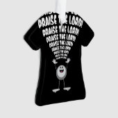 Lob des Herrn Emoji Ornament (Vorderseite)