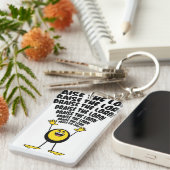 Lob des Herrn Emoji Schlüsselanhänger (Vorderseite rechts)