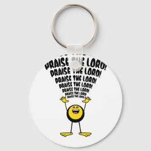 Lob des Herrn Emoji Schlüsselanhänger