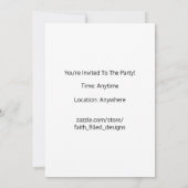 Lob des Herrn - Erntedank Tag Party - Einladung (Rückseite)