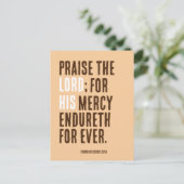 Lob des Herrn - Erntedank Tag Party - Einladungspostkarte (Stehend Vorderseite)