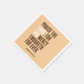 Lob des Herrn - Erntedank Tag Party - Serviette (Ecke)