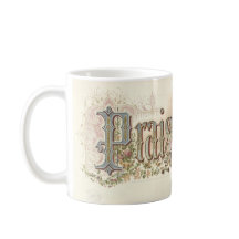 "Lob des Herrn" Vintage Christliche Kunst mutierte