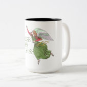 Lob die Göttin! Zweifarbige Tasse (VorderseiteRechts)