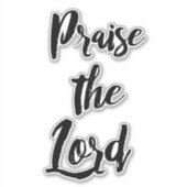 Lob für den Herrn Aufkleber (Vorderseite)