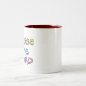 "Lob für den Herrn" Christliches Zitat Farbenfrohe Zweifarbige Tasse (Mittel)