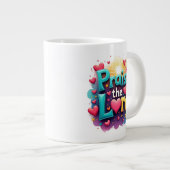 Lob für den Herrn Jumbo-Tasse (Vorderseite Rechts)