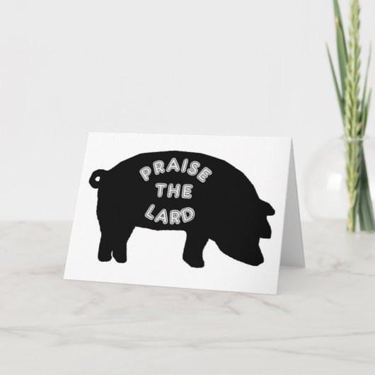 Lob für den Herrn Karte (Vorderseite)