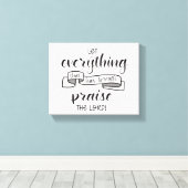 Lob für den Herrn Leinwanddruck (Insitu (Holzboden))