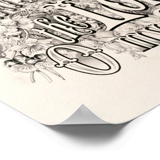 Lob für den Herrn oder mein Soul | Currier & Ives Poster (Ecke)