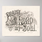 Lob für den Herrn oder mein Soul | Currier & Ives Poster (Vorne)