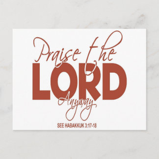 Lob für den Herrn ohnehin Postkarte