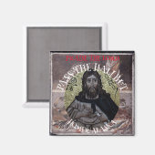 Lob für den Herrn Pass der Halibut Magnet (Vorderseite/Rückseite)