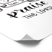 Lob für den Herrn Poster (Ecke)