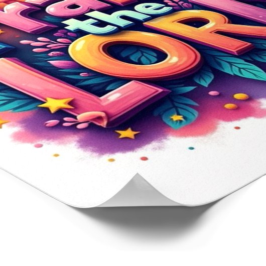 Lob für den Herrn Poster (Ecke)