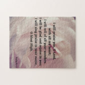 Lob für den Herrn Psalm 9:1-2 Bibelverse biblische Puzzle (Horizontal)