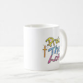 "Lob für den LORD" mit Christlichen Cross Ladys Kaffeetasse (VorderseiteRechts)