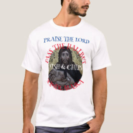 Lob für den Lord Pass der Halibut Fisch & Chips T-Shirt