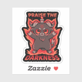 Lob für die Finsternis Aufkleber