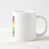 Lob für seinen Namen Tanzdesign Jumbo-Tasse (Rechts)