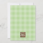 Lob Gott grüner Teekessel mit dem Party "Bibel Tee Einladung (Rückseite)