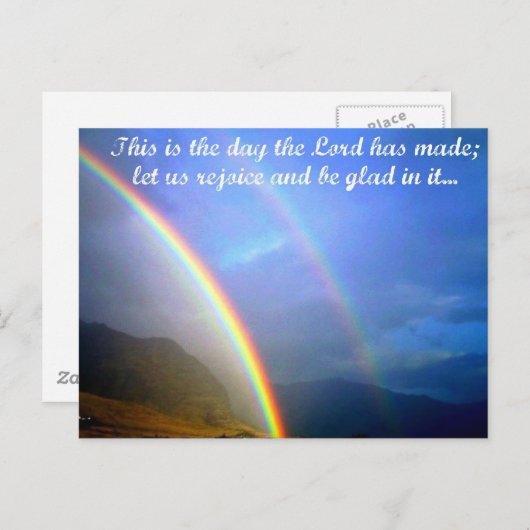 Lob Gott Postkarte (Vorne/Hinten)