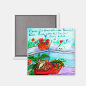 Lob Gott, von dem alle Segnungen fließen Magnet (Vorderseite/Rückseite)