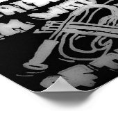 Lob Ihm mit dem Sound des Trumpet Poster (Ecke)