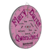 Lob Ihm N Pink Bible Zitat anpassen Dartscheibe (Vorderseite Links)