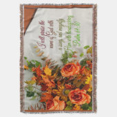 Lob ihn mit Erntedank Decke (Vorderseite Vertikal)