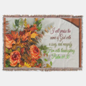 Lob ihn mit Erntedank Decke (Vorderseite)