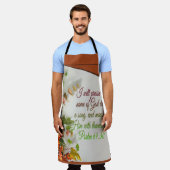 Lob ihn mit Erntedank Schürze (Getragen)