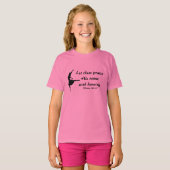 Lob ihn mit tanzendem Kid's Shirt (Vorne ganz)