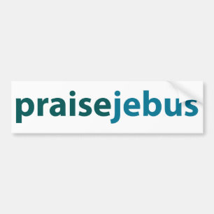Lob jebus autoaufkleber