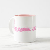 LOB JEHOVA! ZWEIFARBIGE TASSE (Vorderseite Links)